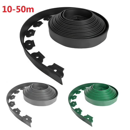 10-50m Garden Isolation Strips, Garden Edge Decorative Border Landscape Strips Ground Stakes, Edge High-piled Stakes for No-dig Garden Boundaries, Lawn Edge Fences, Suitable for Flower Beds And Grasslands