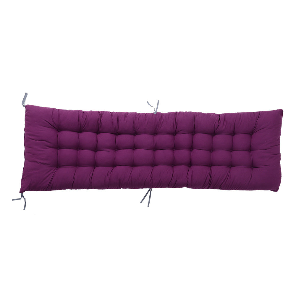 Garden Bench Cushion Chair Cushion, Sun Lounger Cushion Pads 160*50*8cm Thick Garden Recliner Chair Replacement Anti-Slip Cushion Sunbed Cushion 2 3 Seater Seat Pad for Porch Swing Patio Lawn Various Colour Options