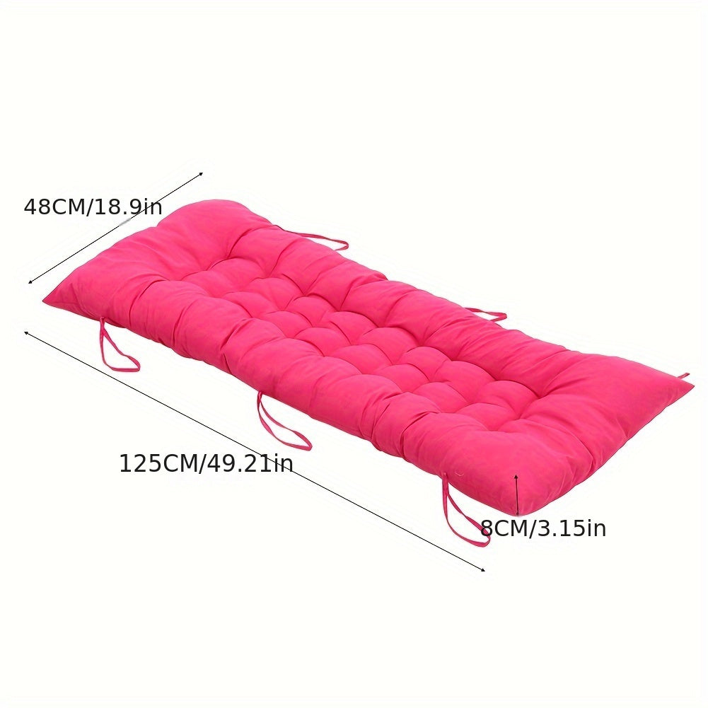 Thickened Recliner Cushion Beach Seat Cushion Office Sofa Chair Cushion Lunch Break Chair Cotton Cushion Rocking Chair Cushion 48*125*8cm