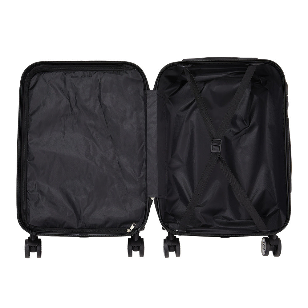 Luggage Sets of 2 Piece, Suitcase Set, Cabin Suitcase with Wheels, Hand Luggage Suitcase and Toiletry Bag with Beauty Case, 20''+14'' Inch