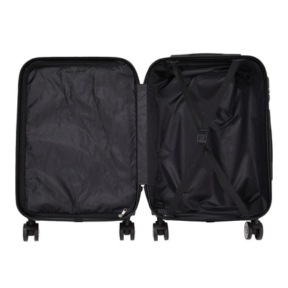 Luggage Sets of 2 Piece, Suitcase Set, Cabin Suitcase with Wheels, Hand Luggage Suitcase and Toiletry Bag with Beauty Case, 20''+14'' Inch