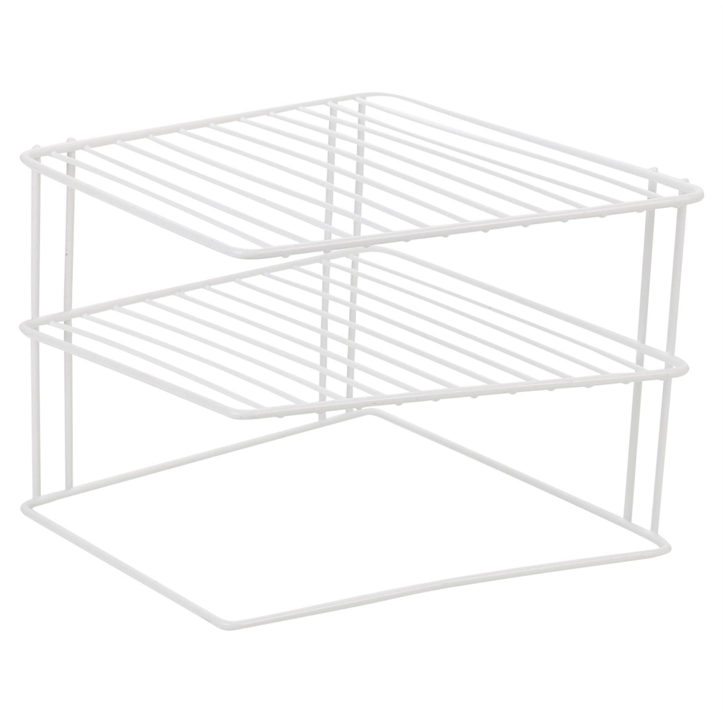 3 Tier Corner Kitchen Plate Rack Tidy Cupboard Shelf Insert Organiser New