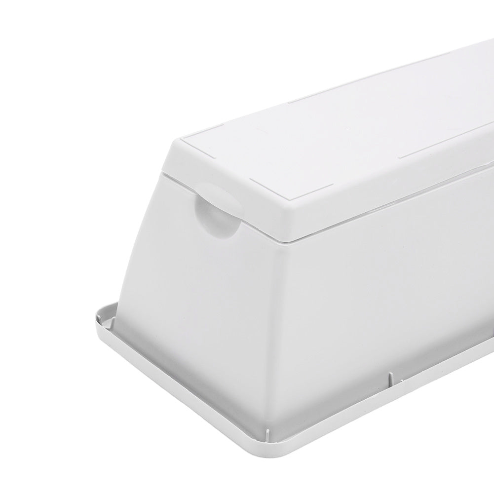 5pcs Balcony Vegetable Basin, Long Strip Horon Basin, Outdoor Creative Plastic Vegetable Planting Box, Available in White, Gray, Dark Green And Brick Red. Available Sizes: L42.5*W17*H14Cm/L49.5*W19*H*14Cm