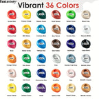 Fantastory 24/36pcs Acrylic Paint Set with 2oz, 60ml, Wood - product gallery image 6