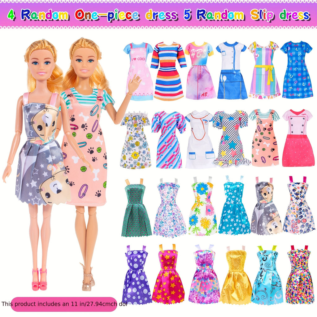 Fashion Doll with Plastic, 50 Piece, Kids, Piece Clothes Accessories 11.5 Inch Princess - product gallery image 4