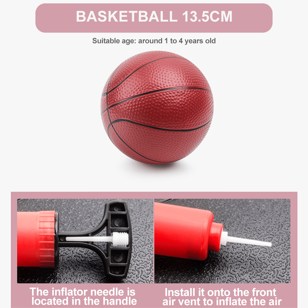 Portable Adjustable Shooting Frame, Kids Youth Sports Basketball Stand Adjustable Height 105-179CM Basketball Goal Toy for Outdoor Backyard Sports Game Play