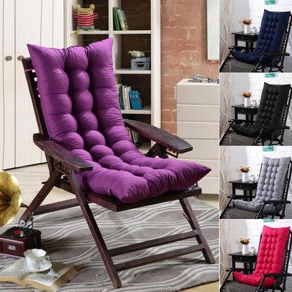 Thickened Recliner Cushion Beach Seat Cushion Office Sofa Chair Cushion Lunch Break Chair Cotton Cushion Rocking Chair Cushion 48*125*8cm