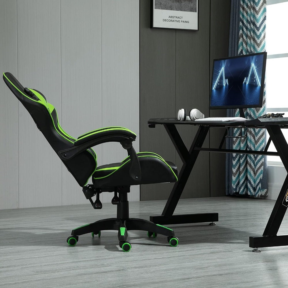 reclining gaming chair - dimensions and specification detail 12