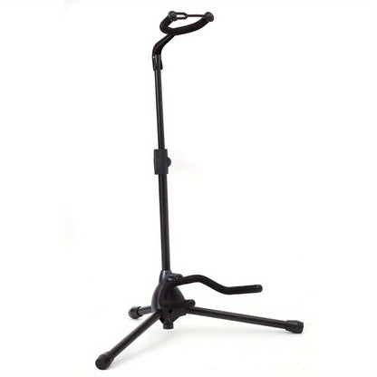 Tripod Guitar Stand Height Adjustable & Collapsible – Universal Floor Stand with Padded Neck Yoke for Acoustic, Electric & Bass Guitars – Lightweight & Portable | ShopVora UK