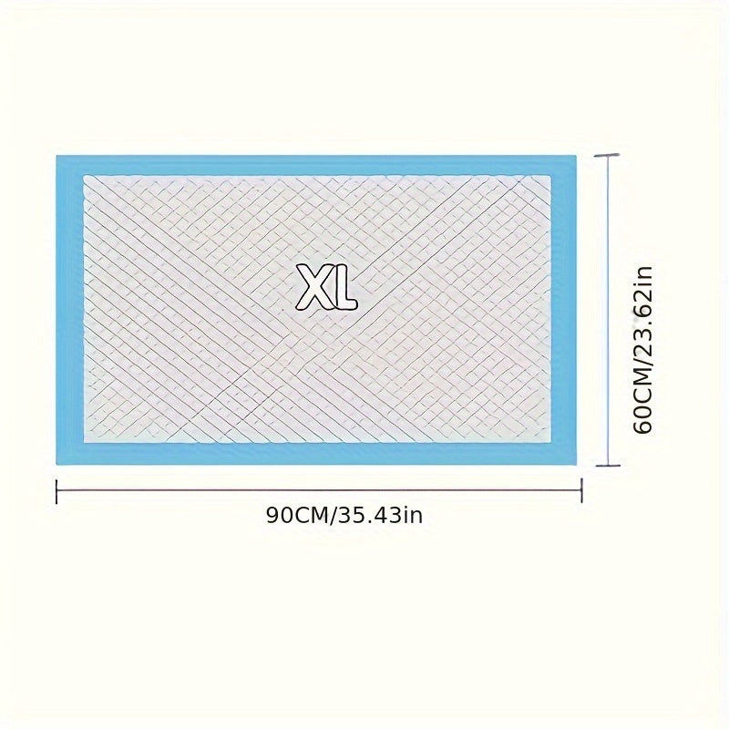 100pcs of Large Absorbent Training Pads for Dogs, Measuring 45X60Cm, 60X60Cm, And 60X90Cm, Designed for Heavy-Duty Use on The Floor As Toilet Mats