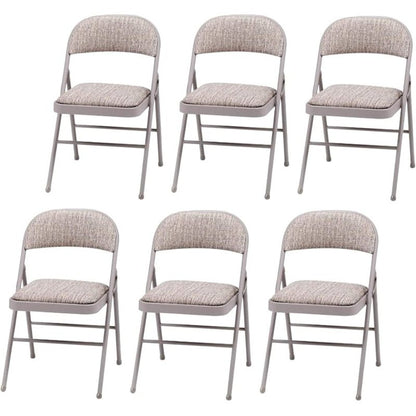Fabric Padded Folding Chair with Heavy Duty Steel Frame & Ergonomic Backrest – Lightweight, No Assembly, Indoor & Outdoor Use for Home, Office, Garden & Events