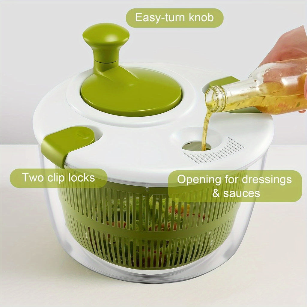 3.5-Litre Salad Spinner - Green or Black