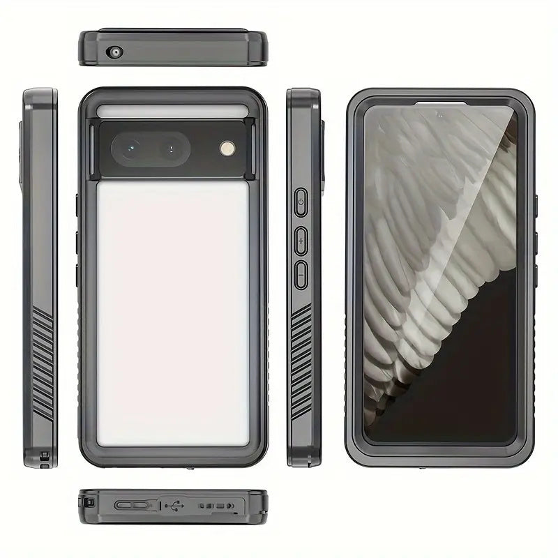 For Google Pixel 7 8 Pro 7A 8A - IP68 Waterproof Case 360° Full Body Case Shockproof Dustproof Drop-proof Built-in Screen Protector Phone Case