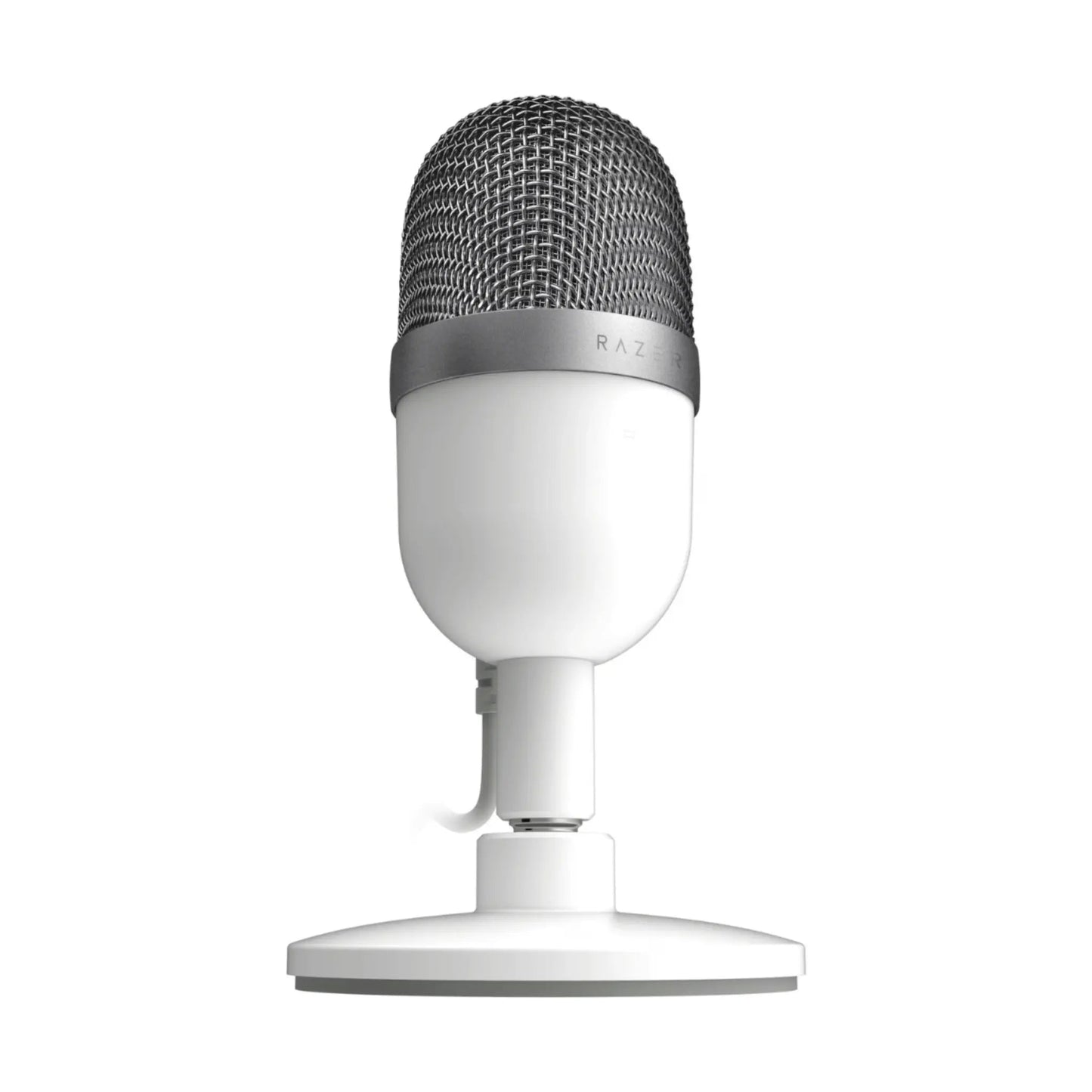 Razer Seiren Mini Condenser USB Microphone for Streaming, Podcasts & Video Calls | Ultra-Compact Desktop Microphone with Super Cardioid Characteristic | Integrated Shock Mount & Stand | Plug-And-Play Via USB | Clear Voice Recording Without Interference