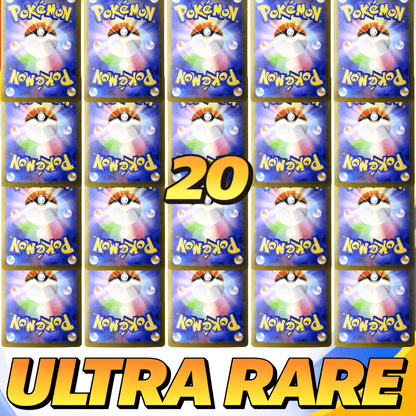 20 Shiny Japanese TCG Pokémon EX Cards - Ultra Rare