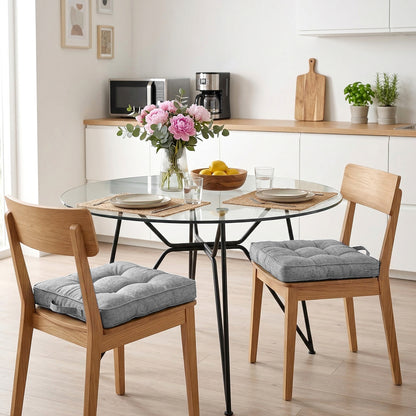 Chair Cushions Tufted Garden Kitchen Chair Cushion with Handle Strap Comfortable Chair Pads for Dining Room Kitchen