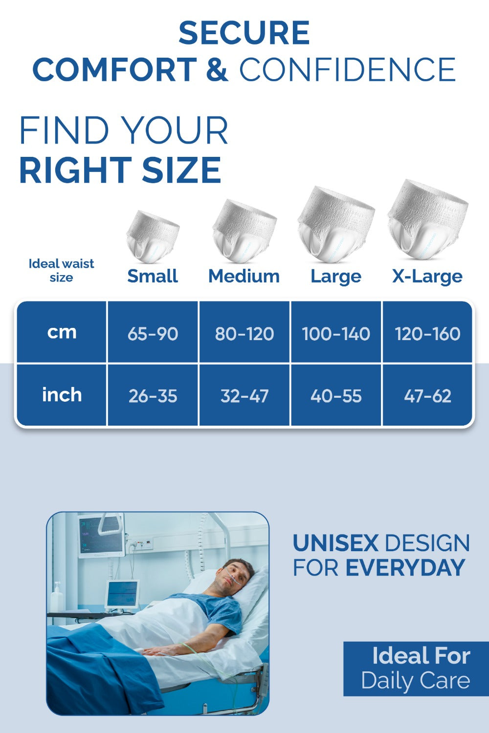 Adult Nappies Pull Up Pants 14 Pack Maximum Absorbency Overnight Protection Incontinence Pants for Men and Women