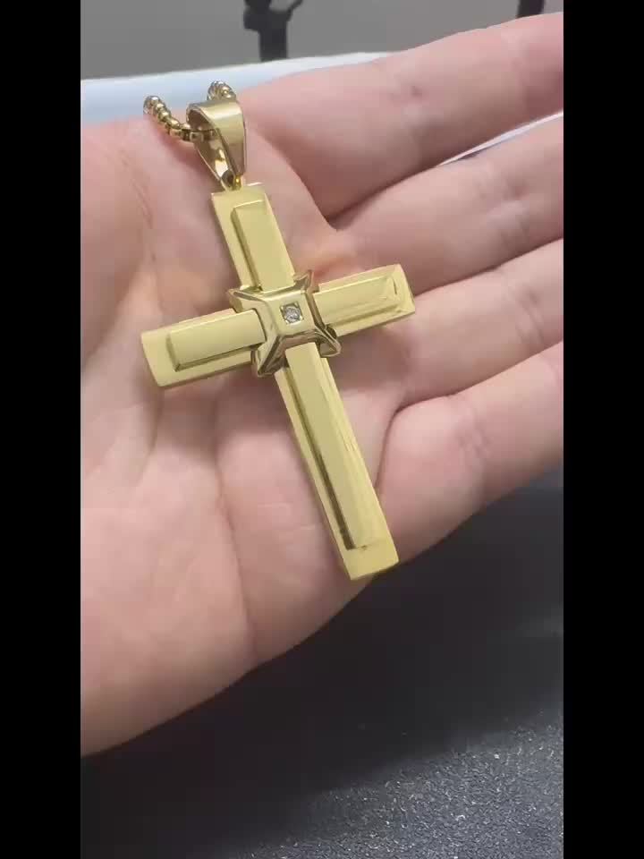 Retro Cross Pendant Necklace – Four Styles