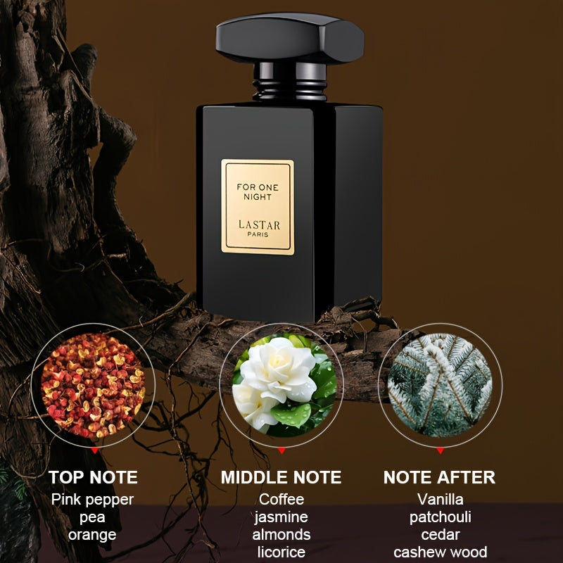 Buy One Get One Free Black Classic Men's Perfume Mature And Sophisticated Oriental Notes Creamy, Vanilla, Patchouli Multi-purpose Men's Cologne Perfect for Outdoor Dates And Parties Long-lasting Fragrance Birthday Gift, Christmas Gift, Husband Gift