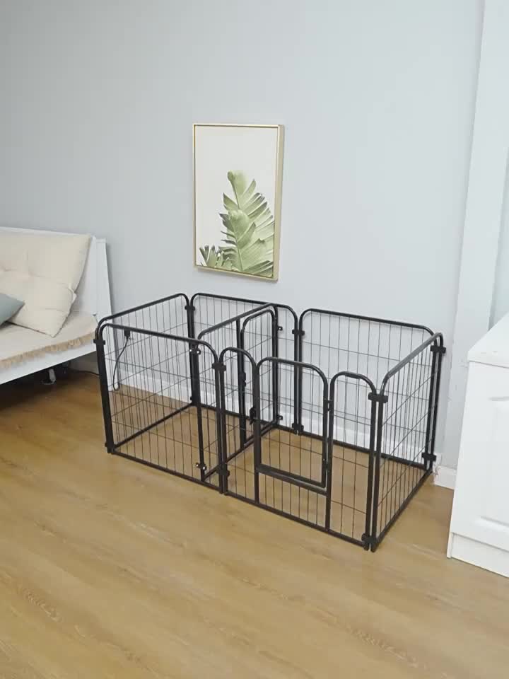 Portable Foldable Dog Gates Dog, Fence  and Medium- Sized Dog Household Fence - Multi- Functional Isolation for Pet Puppy Safety