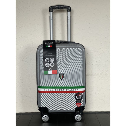 ZULZZ 20'' Lightweight Cabin Carry-On Suitcase – Hard Shell Hand Luggage with Code Lock, 4 Detachable 360° Double Spinner Wheels