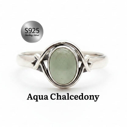 925 Sterling Silver Natural Gemstone Designer Ring~ Natural Gemstone Ring ~ Amethyst, Labradorite, Rainbow Moonstone, Carnelian, Malachite, Gift For Birthday