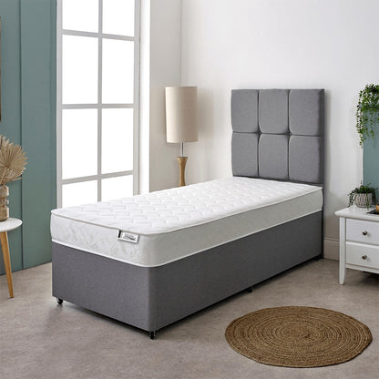 Hybrid Spring Mattress 18CM Deep Memory Foam Open Coil Kids Single Double King All Sizes UK Made BS7177
