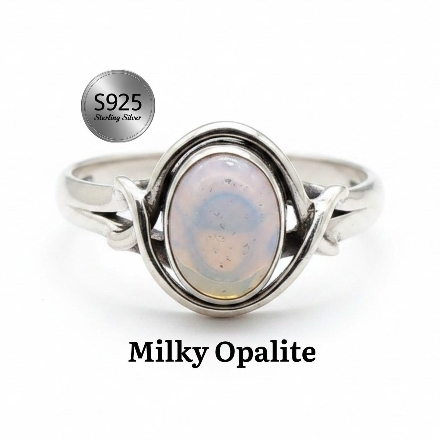 925 Sterling Silver Natural Gemstone Designer Ring~ Natural Gemstone Ring ~ Amethyst, Labradorite, Rainbow Moonstone, Carnelian, Malachite, Gift For Birthday