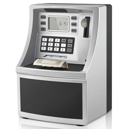 Password Protected ATM Bank Toy - Secure Savings Piggy Bank for Kids, Perfect Birthday, Christmas, Halloween Gift for Boys and Girls