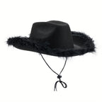 Feather Cowboy Hat with 32cm*42cm*18cm, Women's Eighteen Styles - product gallery image 6