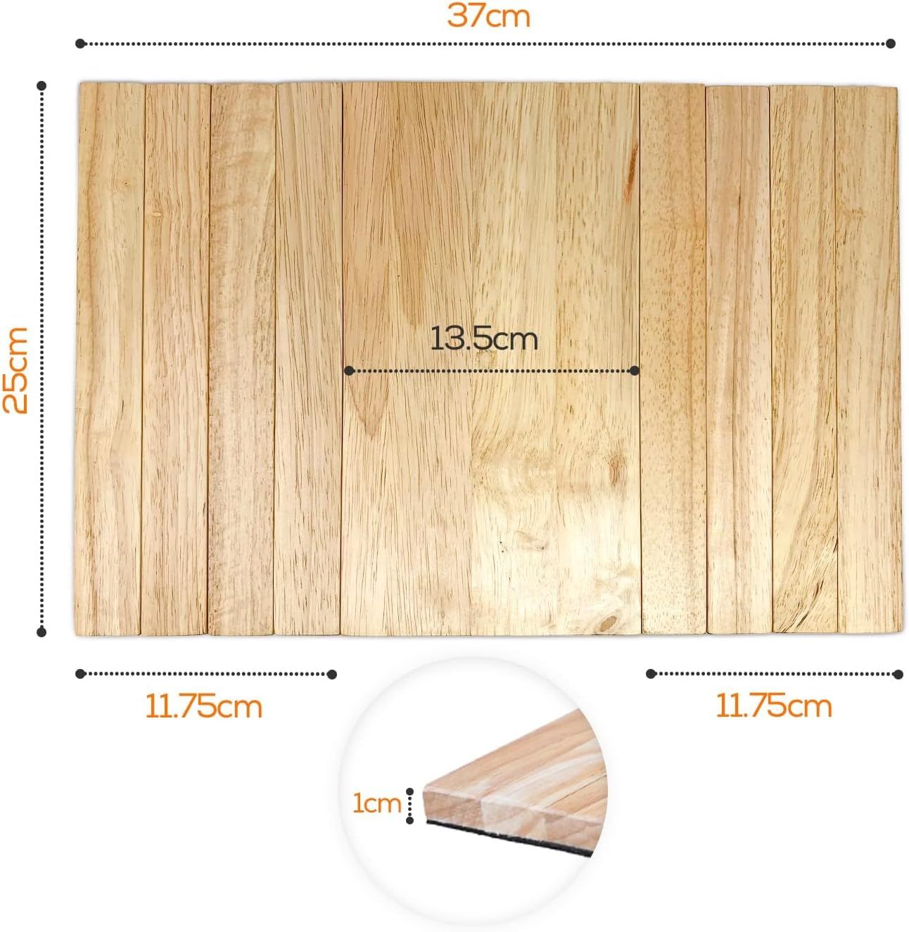 WINSOME Wooden Sofa Arm Tray Foldable Sofa Tray Couch Armrest Table Flexible Arm chair Tray Perfect for Drink Snacks, Magazine, and Remote