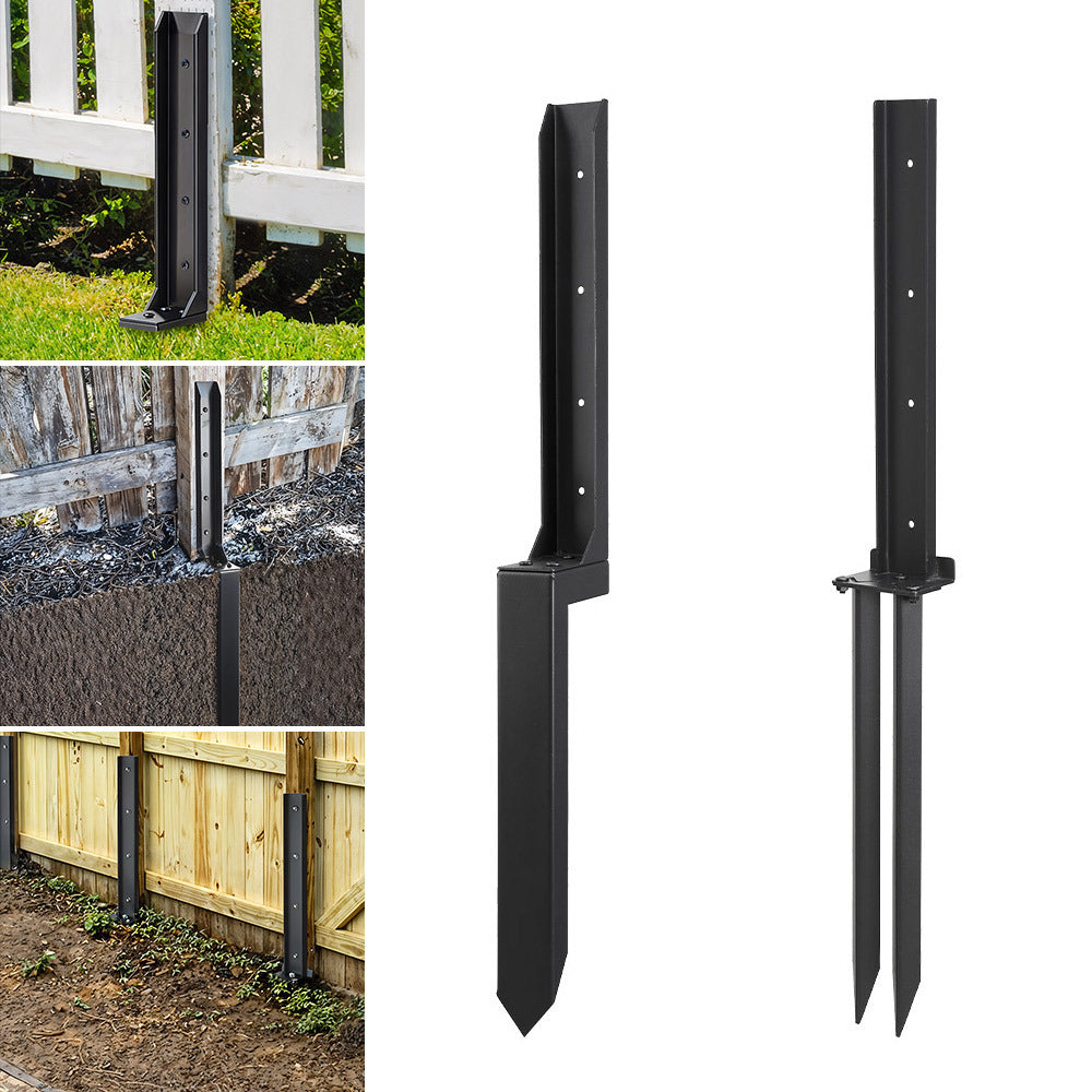 Fence Post Anchor with Metal, Steel Anchors Heavy Duty Ground Spikes - product gallery image 14