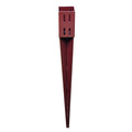 Fence Post Spikes & Holder with 75mm, Metal, FPOST, Heavy Duty Metal Spike Steel Ground