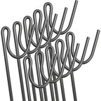 Fencing Pins & Stake with 1.5m, 8mm, 10 Pack, Steel 1.5m Temporary Garden Fence Stakes - product gallery image 5