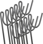 Fencing Pins & Stake with 1.5m, 8mm, 10 Pack, Steel 1.5m Temporary Garden Fence Stakes - product gallery image 6