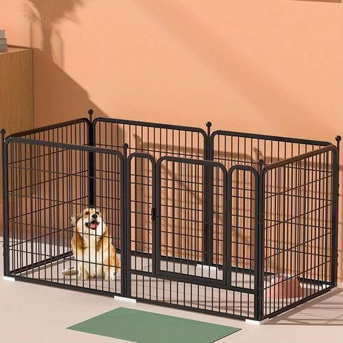 Portable Foldable Dog Gates Dog, Fence  and Medium- Sized Dog Household Fence - Multi- Functional Isolation for Pet Puppy Safety