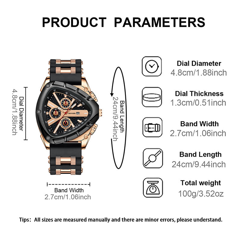 [Quartz Watch] Multifunctional New Men's And Women's Quartz Watch - with Luminous Hands And Date Display - Elegant Business Casual Timepiece