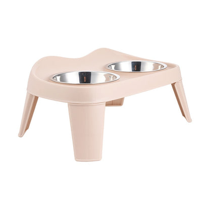Raised Dog Feeding Station with 2 Stainless Steel Bowls – Adjustable Height Elevated Dog Bowl Stand, Non-Slip Base, Ideal for Large Dogs & Joint Support