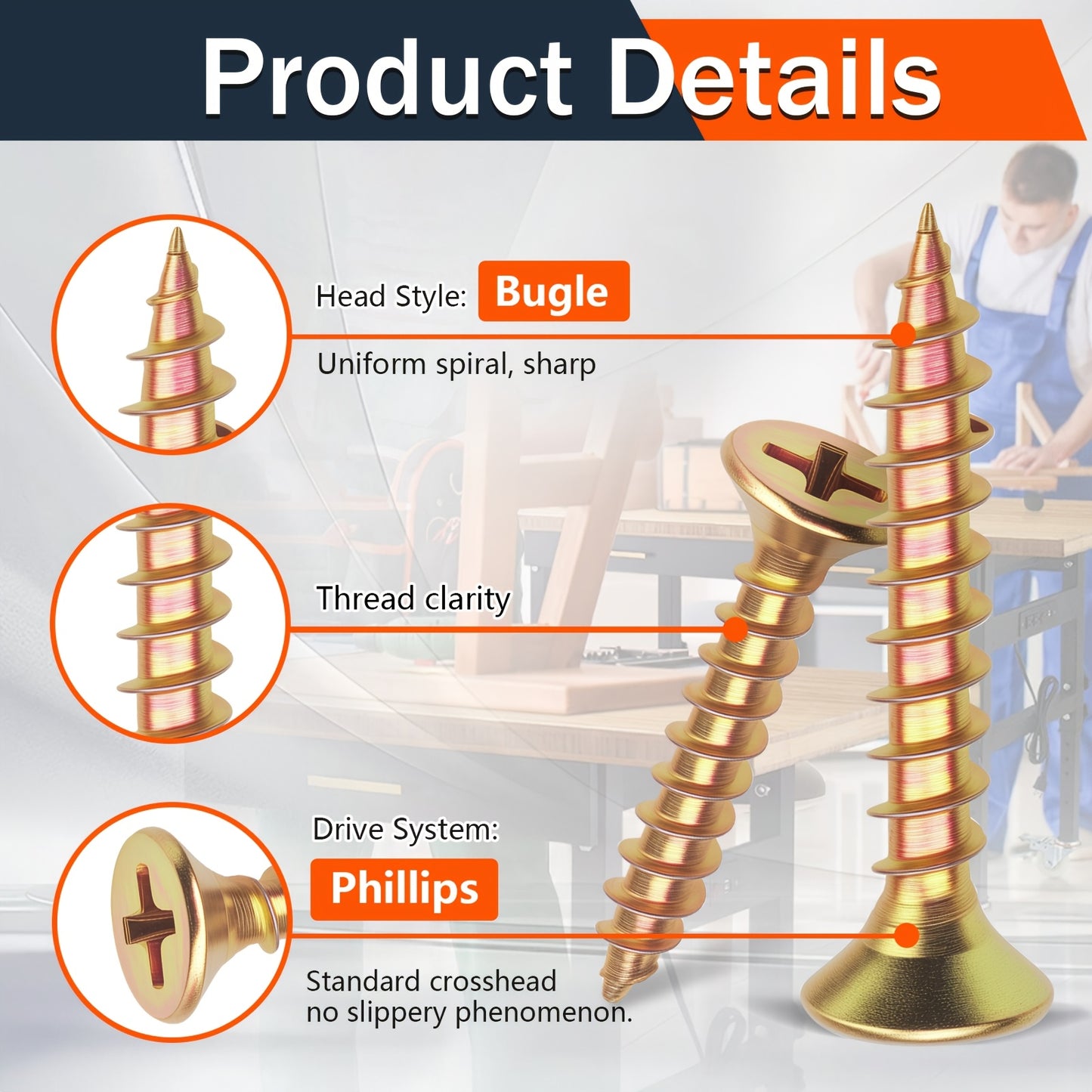 520pcs Countersunk Self-tapping Screw Set, M3.5/12/14/16/20/25/30/35mm Multi-size Specifications, Colorful Cross-head Design - Includes Screwdriver Bit, Multi-functional And Durable, Suitable for Industrial, Home, And Furniture Applications