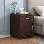 Filing Cabinet with Space-Saving, Pull-Out, Wheels - product gallery image 2