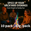 Fire Pits & Outdoor Heater with 60cm, Wood, Pit Bowl Garden Patio Steel Wood - 10 Pack Color Changer option