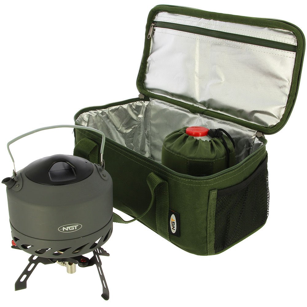 Fishing Bag with 13cm, One Size, Brew Kit Insulated NGT Compact Green