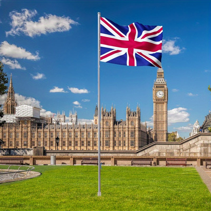Flag Pole with Adjustable Height, 6.5m, 650cm, Metal, UK - product gallery image 7