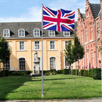 Flag Pole with Adjustable Height, 6.5m, 650cm, Metal, UK - product gallery image 8