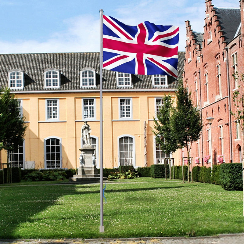 Flag Pole with Adjustable Height, 6.5m, 650cm, Metal, UK - product gallery image 8