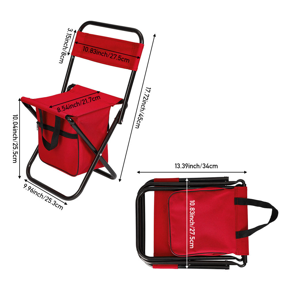 Foldable Camping Stool with Small or Large Fishing Seat - product gallery image 10