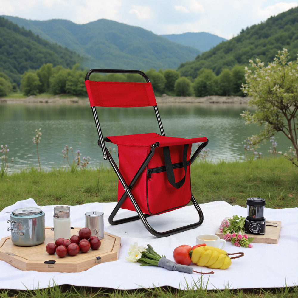 Foldable Camping Stool with Small or Large Fishing Seat - product gallery image 2