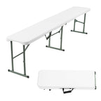 Folding Bench with Foldable, 6ft, 500kg, Plastic for gardens and patios - product gallery image 8