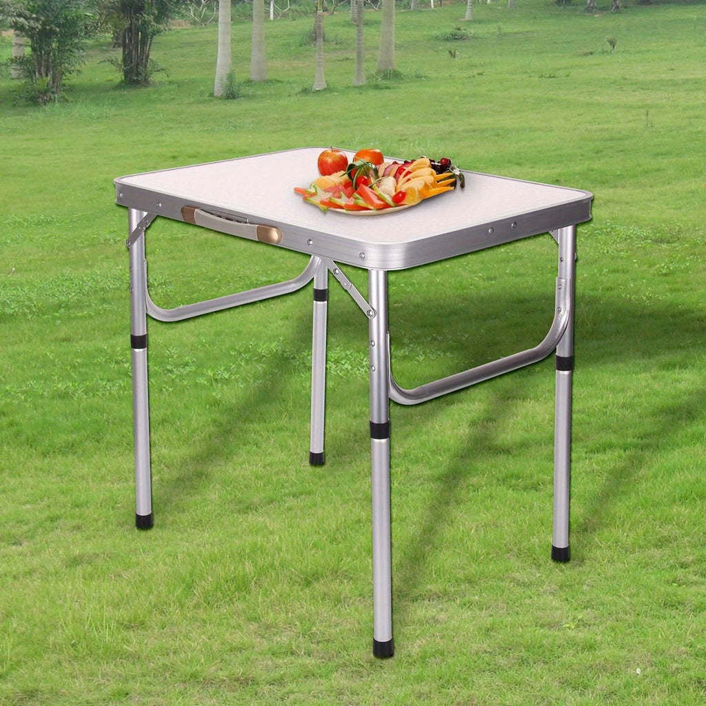 Folding Camping Table with Foldable, 44.5cm, Square 44.5cm Adjustable Legs - product gallery image 2