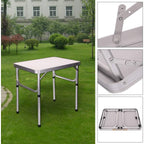 Folding Camping Table with Foldable, 44.5cm, Square 44.5cm Adjustable Legs - product gallery image 7